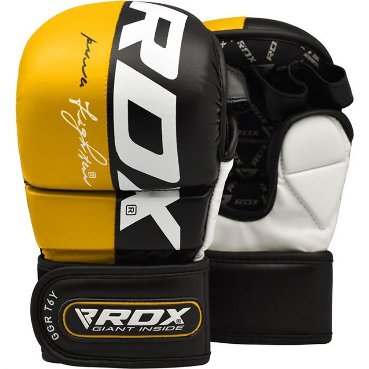 RDX - RDX T6 GUANTES MMA DE SPARRING AMARILLO-L