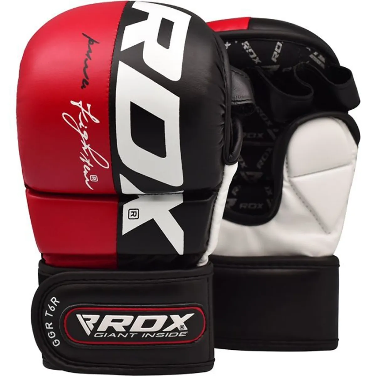 RDX - GUANTES RDX T6 MMA DE SPARRING ROJO-L