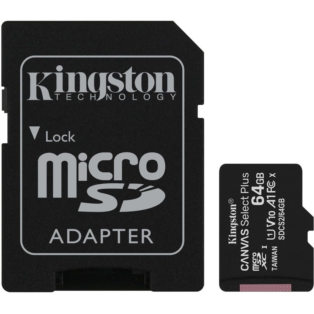 KINGSTON - Kingston Memoria 64GB MicroSDXC CANVA 100MBs UHS-I SDCS264GB