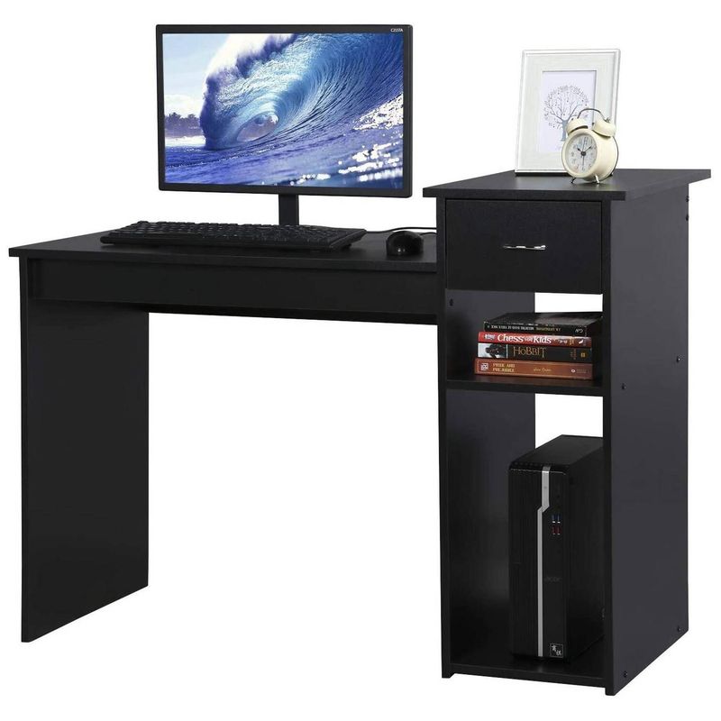 MUEBLES CRISOSTOMO - Escritorio para laptop juvenil negro