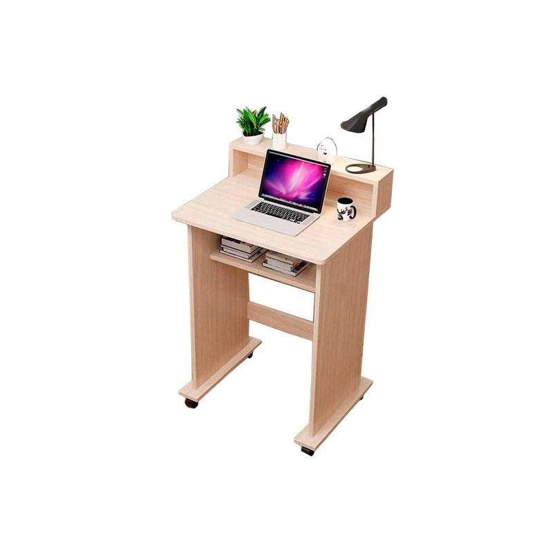 MUEBLES CRISOSTOMO - Escritorio juvenil con ruedas carvalho