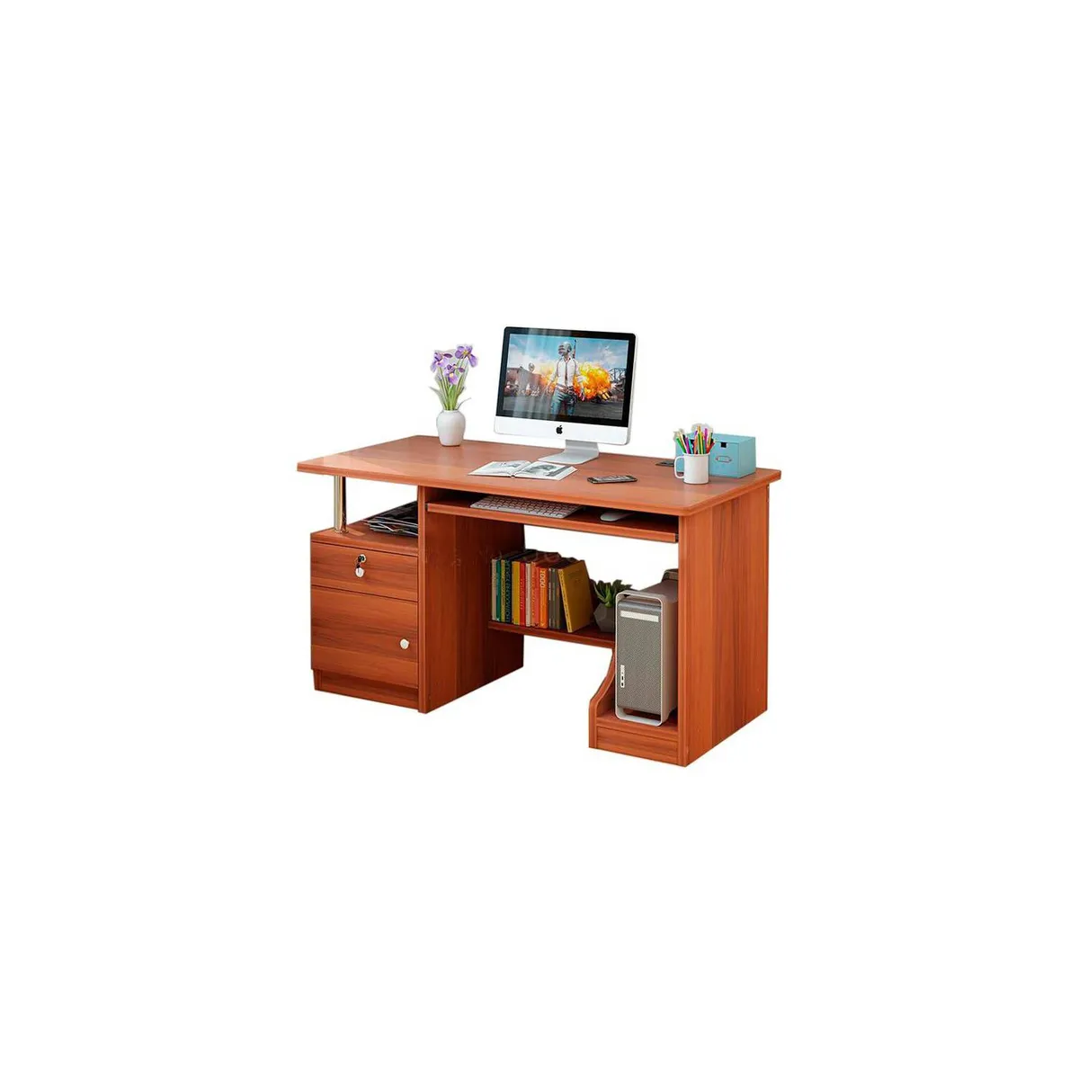 MUEBLES CRISOSTOMO - Escritorio para computadora personal cedro 100