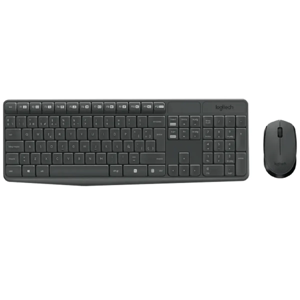 LOGITECH - Teclado con Mouse Inalámbrico Logitech Mk235