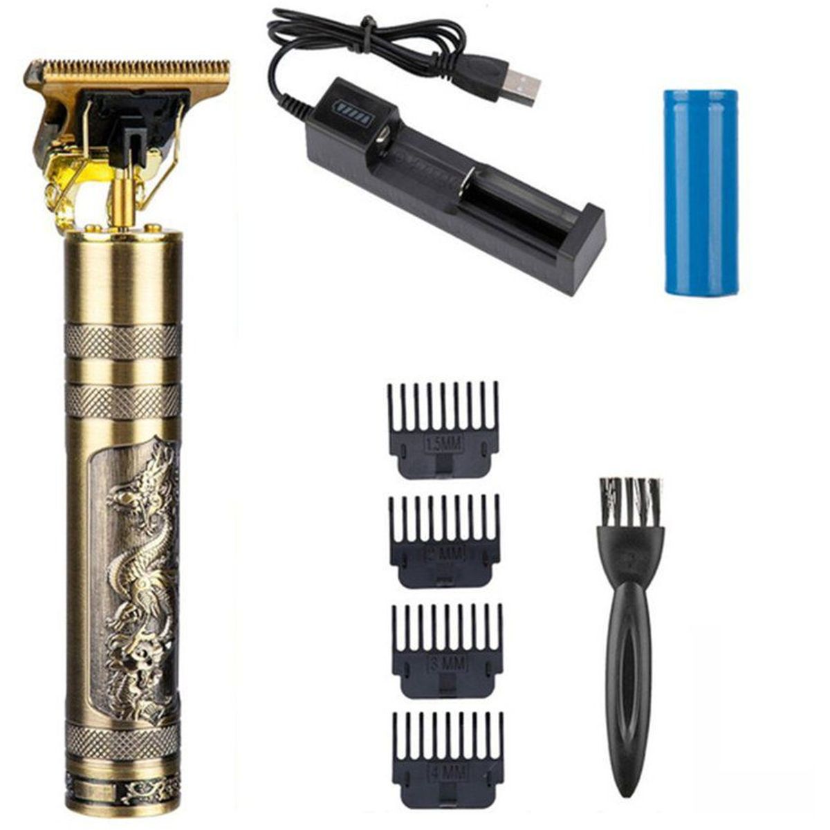 GENERICO - Maquina pro para cortar cabello recargable Buda