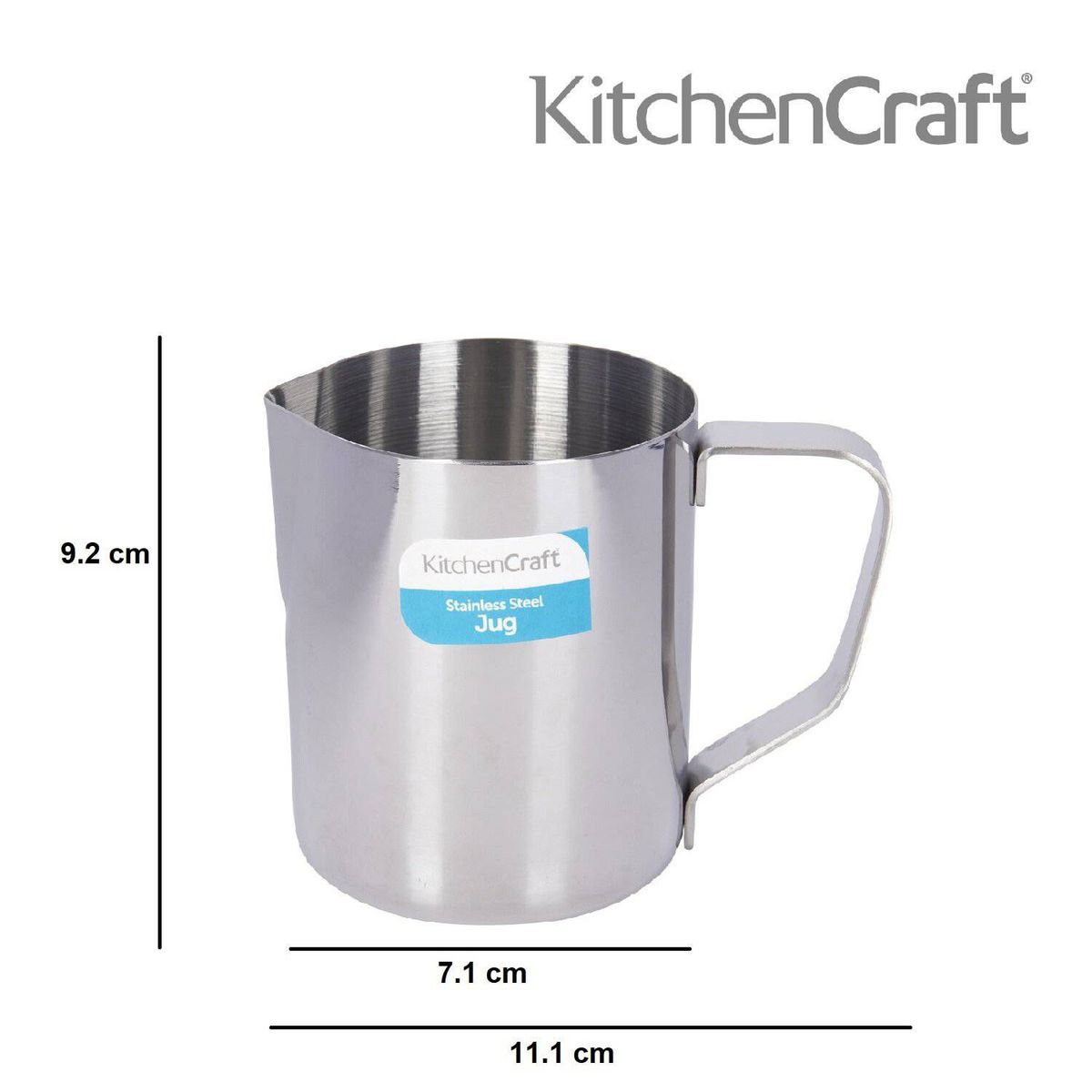 KITCHENCRAFT - Jarra para leche acero inox 350ml