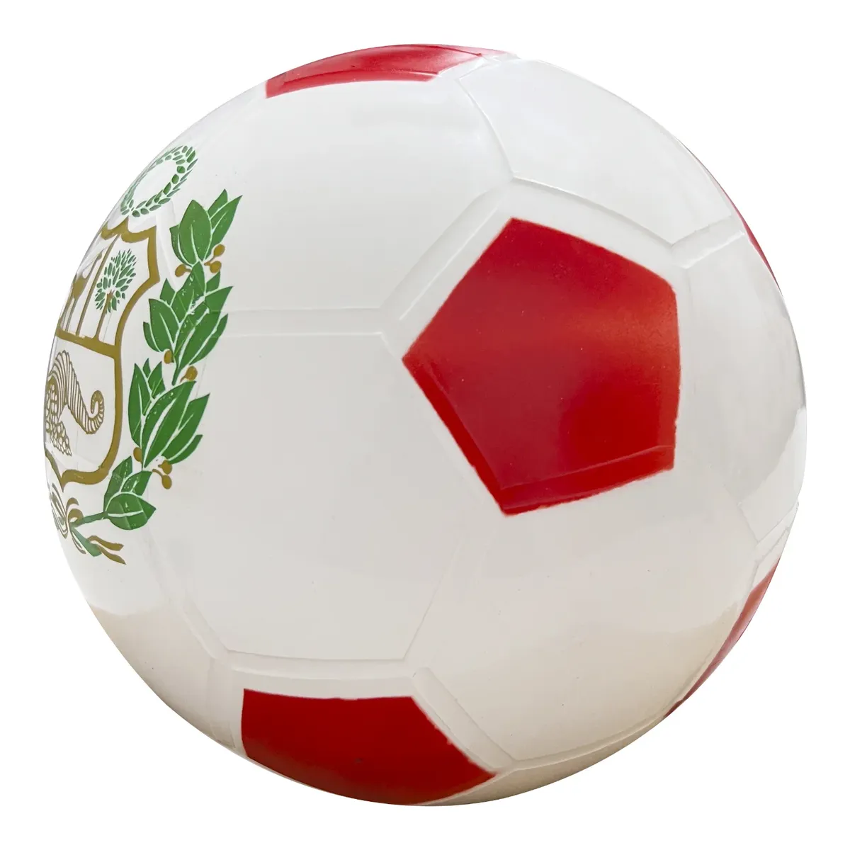 VINIBALL - Pelota de Fútbol Semideportiva Viniball Perú Escudo Talla 5