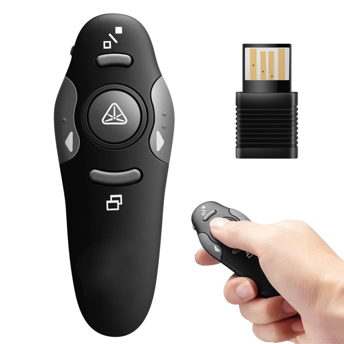 GENERICO - Presentador Inalambrico Usb C Laser Diapositivas Ppt