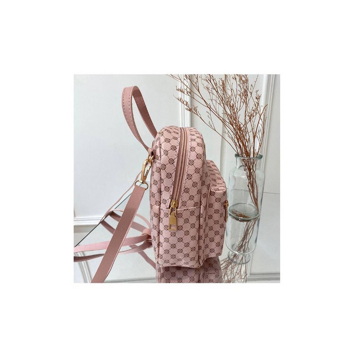 GENERICO - Mochila Bandolera Teen Girl Rosado