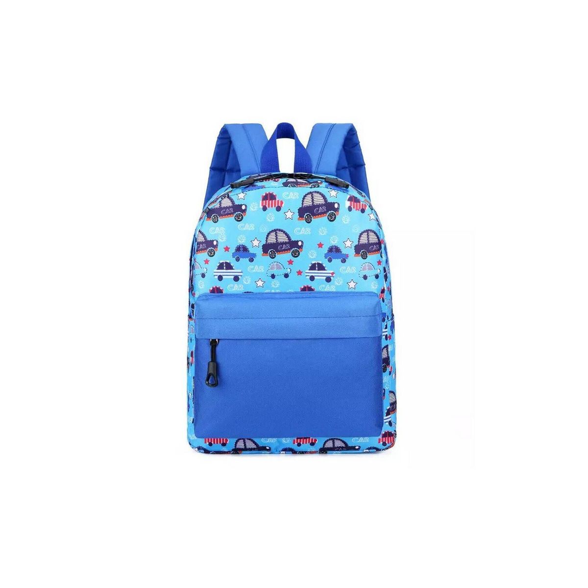 GENERICO - Mochila escolar Carro para niño Azul