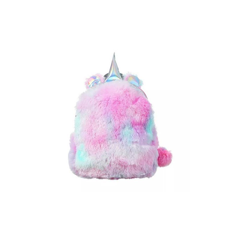 GENERICO - Mochila Peluche Unicorn para niña Rosado