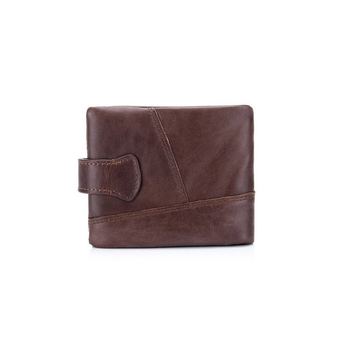 BULLCAPTAIN - BullCaptain - Billetera de Cuero Mate QB-01-CF Café