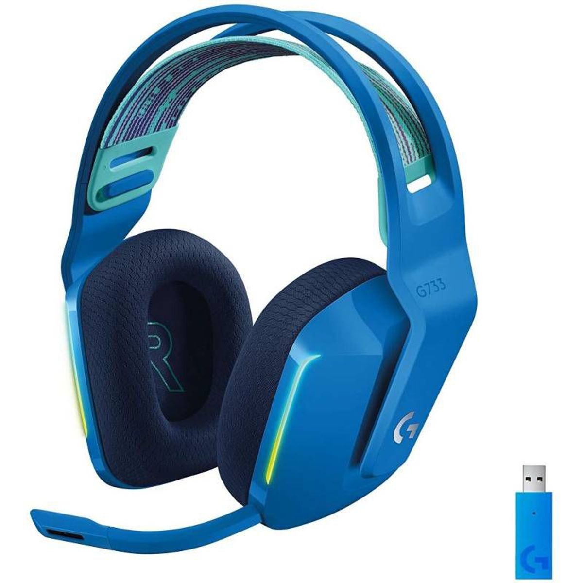 LOGITECH - AURICULAR INALAMBRICO ULTRALIGERO LOGITECH G733 LIGHTSPEED AZUL