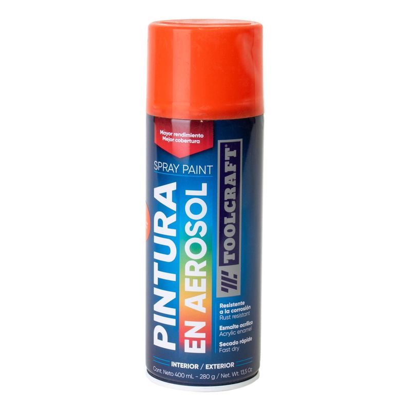 TOOLCRAFT - Pintura En Spray Colores Básicos Naranja Chevy Toolcraft