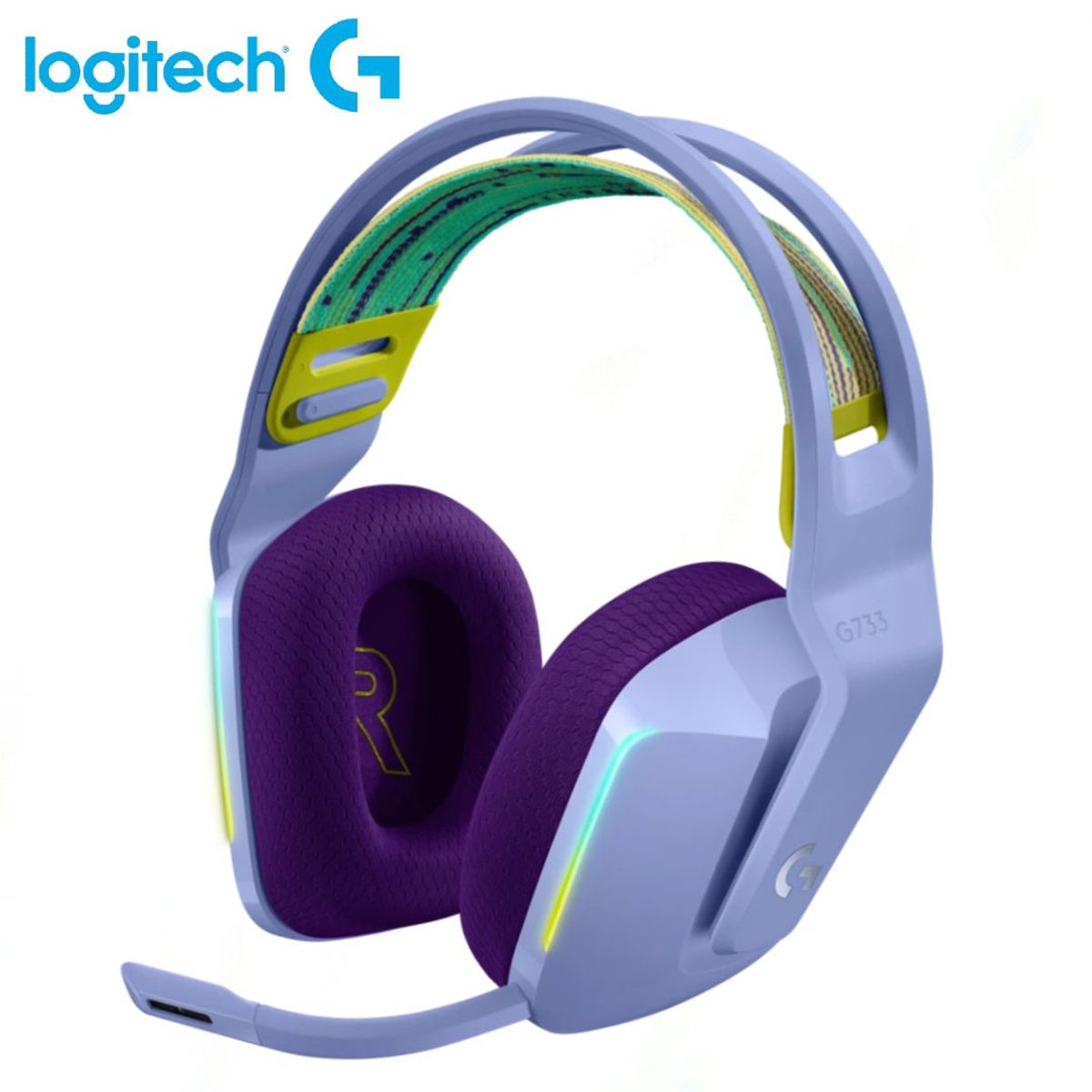 LOGITECH - AURICULAR INALAMBRICO ULTRALIGERO LOGITECH G733 LIGHTSPEED LILA