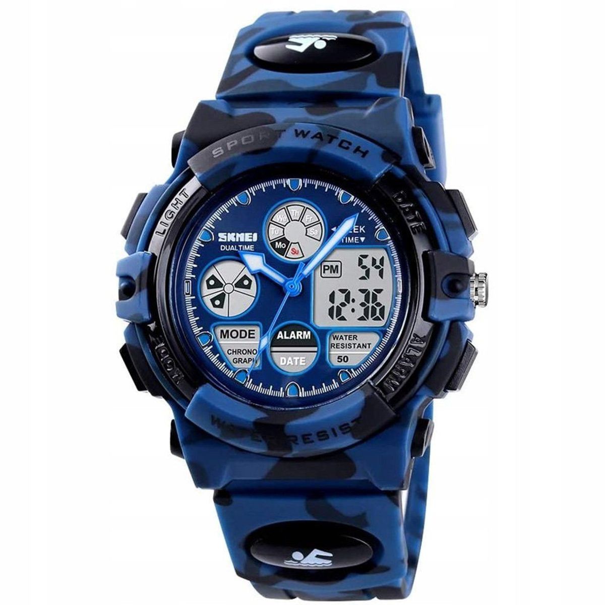 SKMEI - Skmei - Reloj Análogo-Digital 1163CMDKBU para Hombre