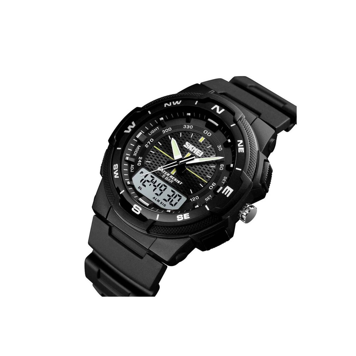 SKMEI - Skmei - Reloj Análogo-Digital 1454BKWT para Hombre