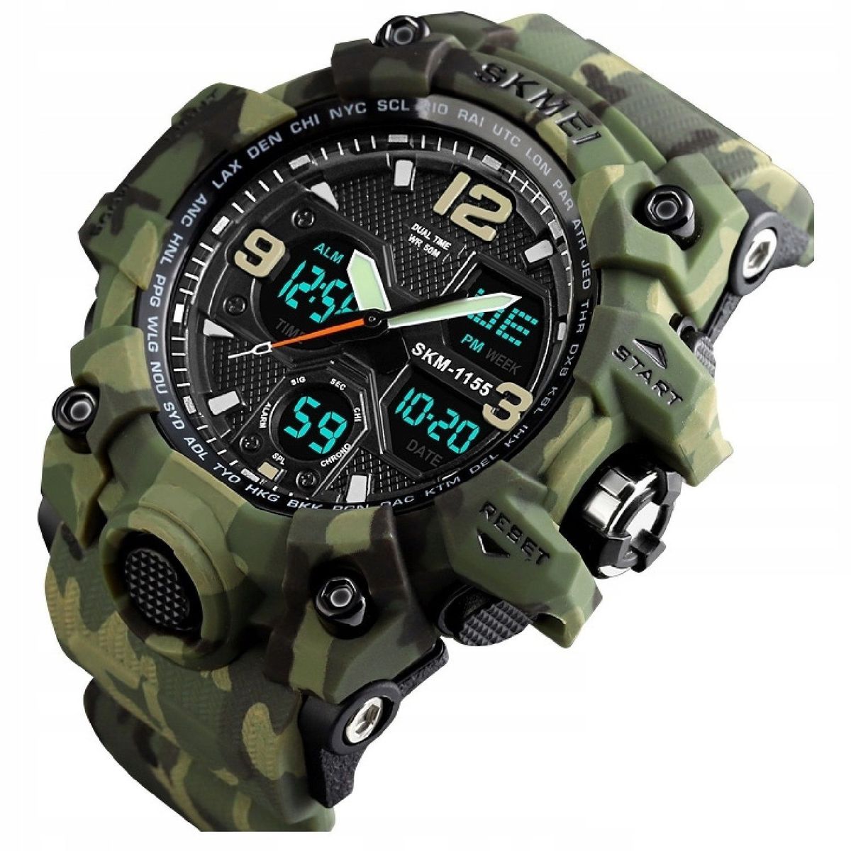 SKMEI - Skmei - Reloj 1155BCMGN Digital para Hombre