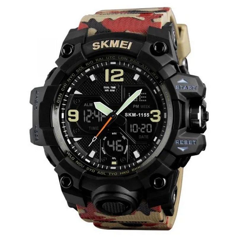 SKMEI - Skmei - Reloj 1155BCMRD Analógico y Digital para Hombre