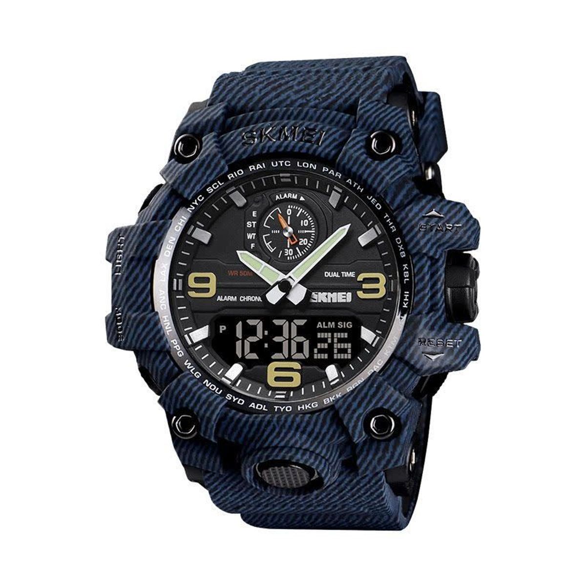 SKMEI - Skmei - Reloj 1586DMBU Analógico y Digital para Hombre