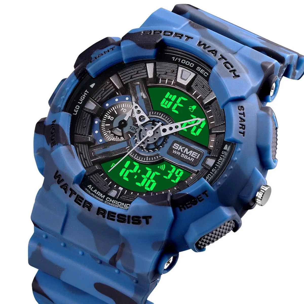 SKMEI - Skmei - Reloj 1688CMBU Análogo-Digital unisex