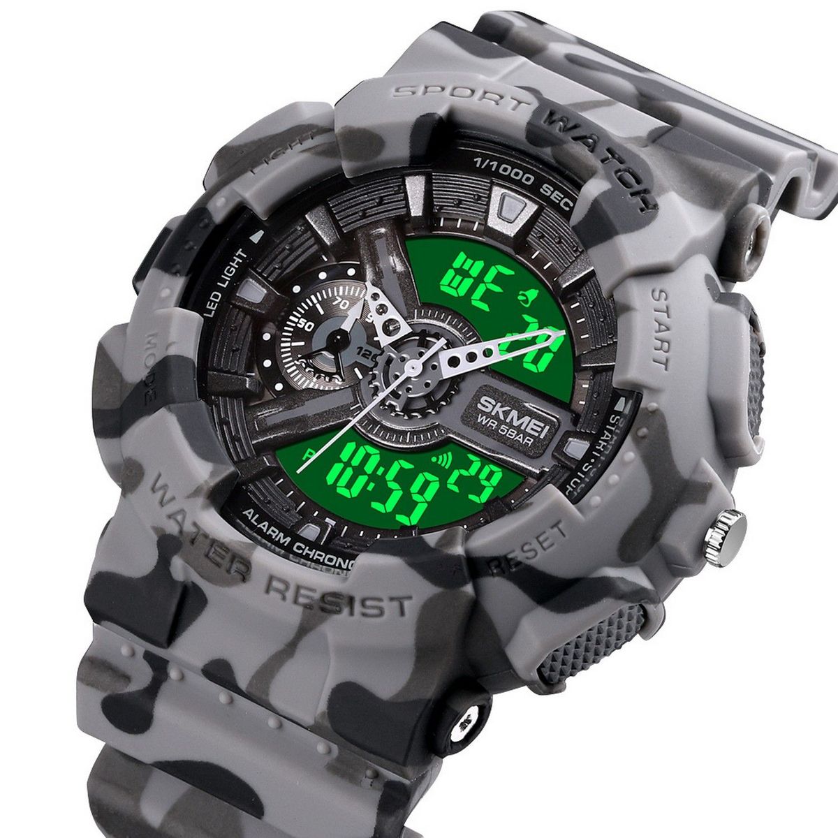 SKMEI - Skmei - Reloj 1688CMGY Análogo-Digital unisex