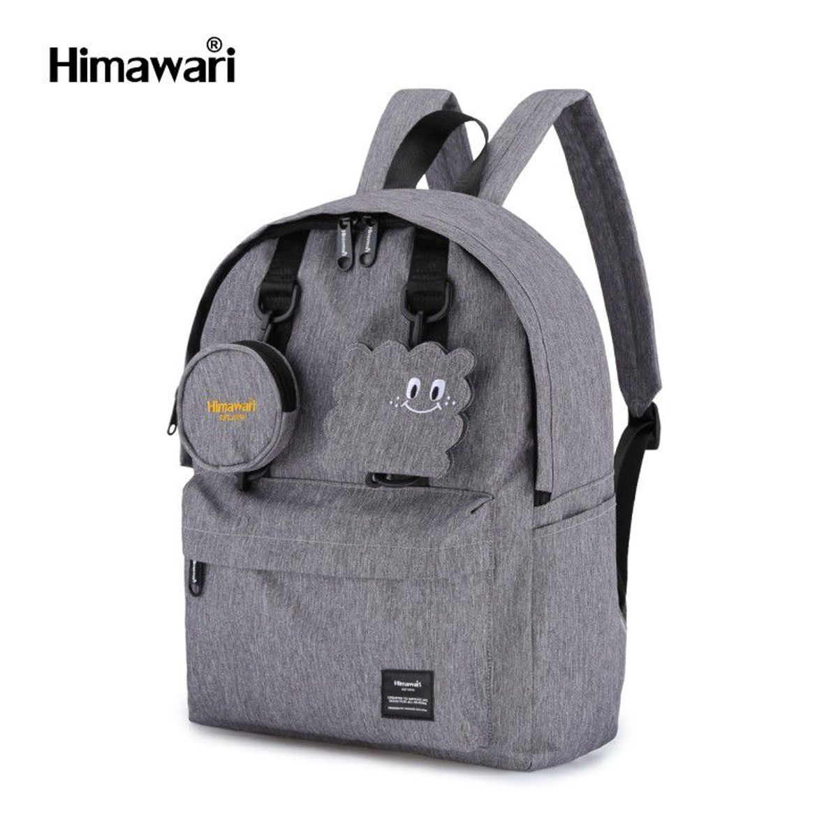 HIMAWARI - Himawari - Mochila Bandolera ajustable H422-10 - Gris