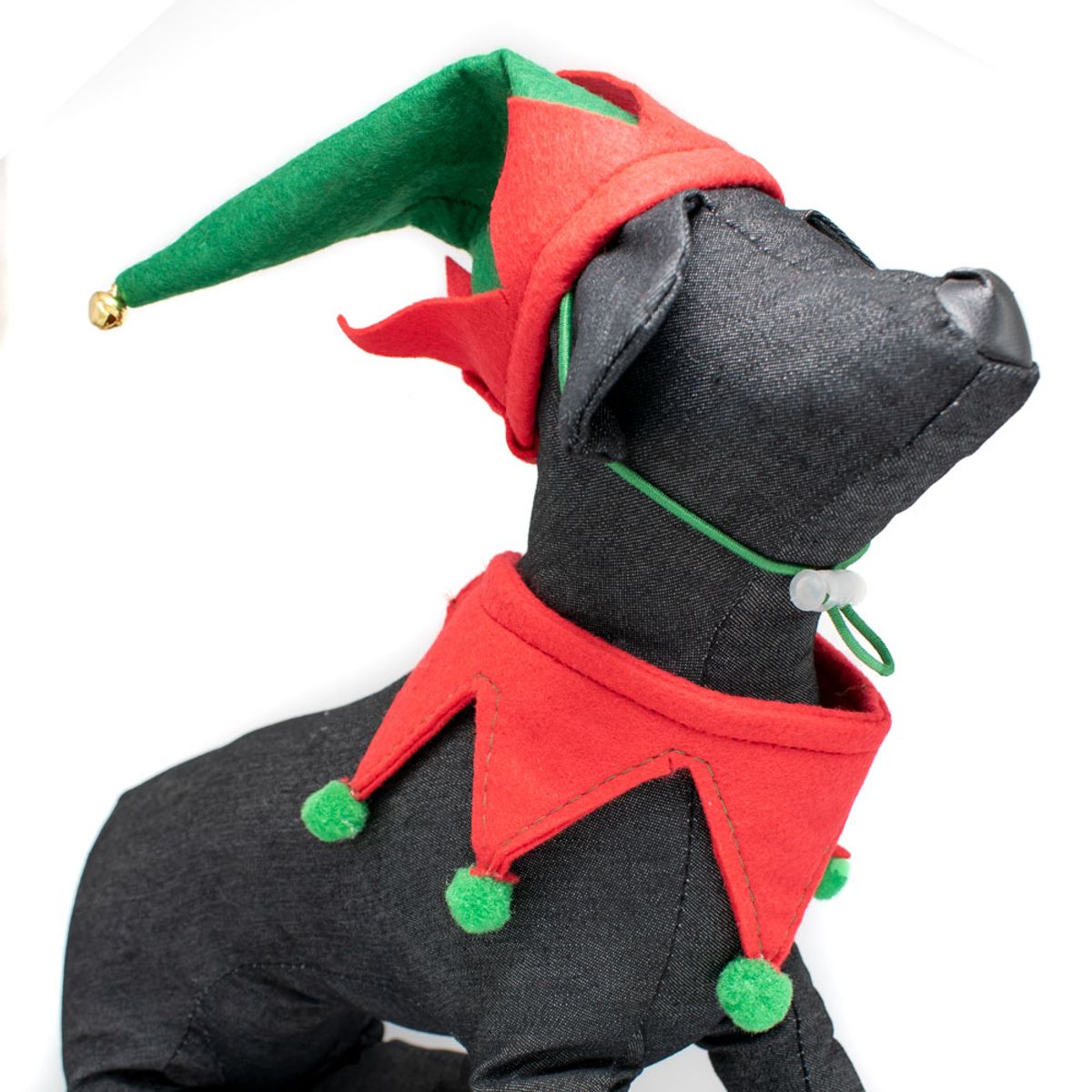 GENERICO - Ropa de Navidad para mascotas - Pequeño duende Navideño M