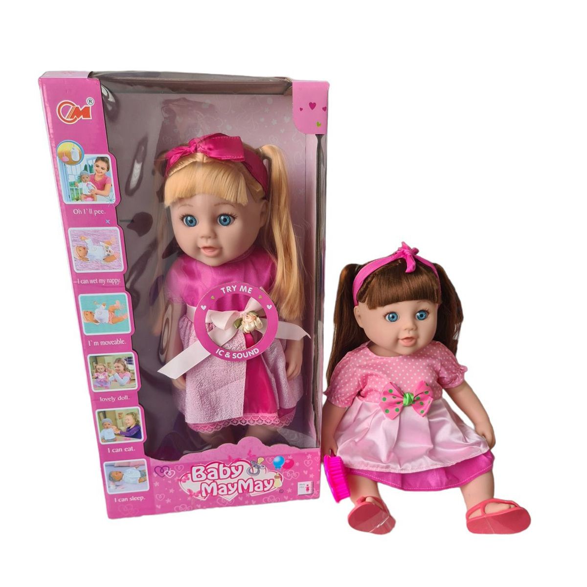 GENERICO - Muñeca Baby MayMay Musical Rosado