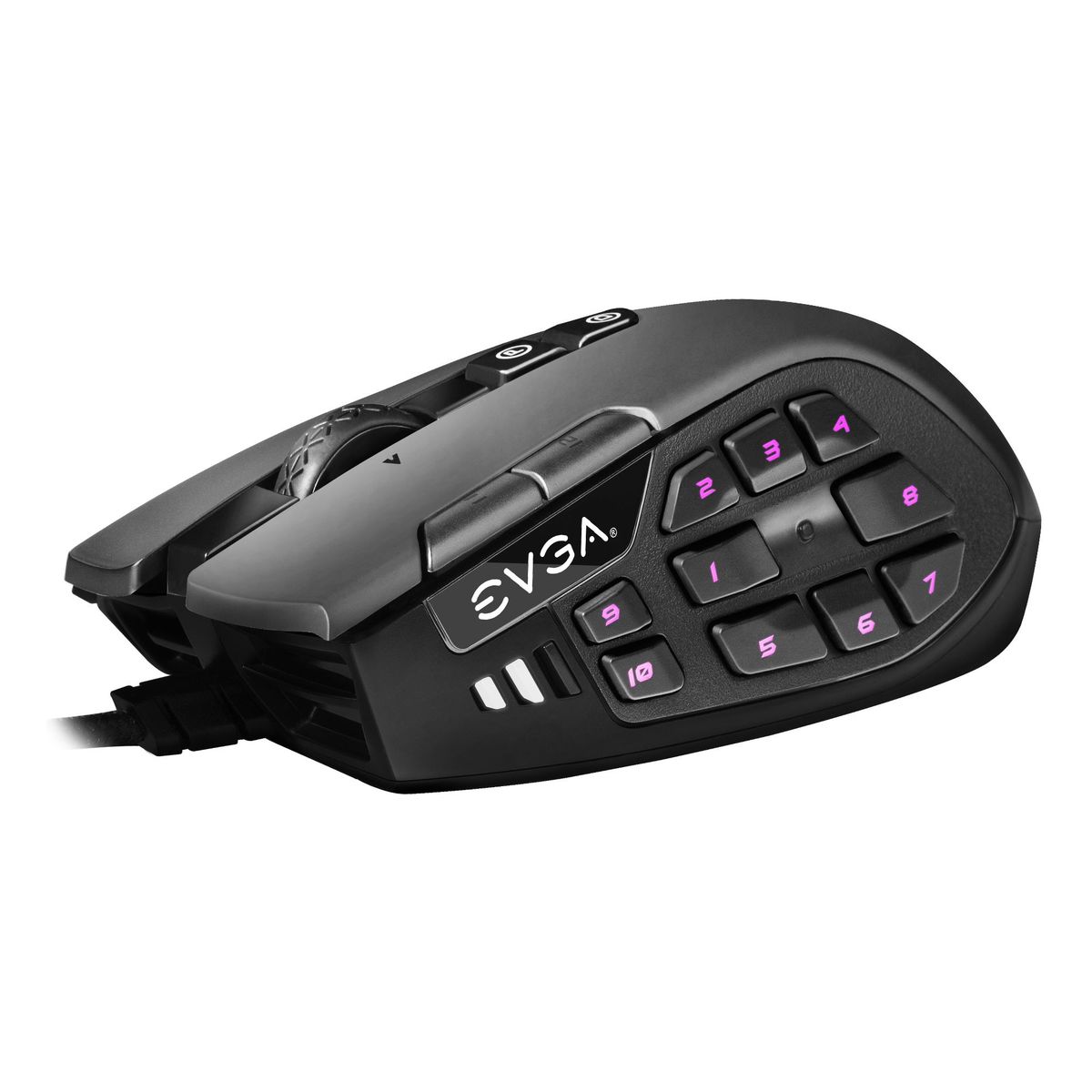 MALCREADO34458 - Mouse Gamer EVGA X15 MMO 8K Wired 16K DPI Ergonómico - 904-W1-15BK-K3