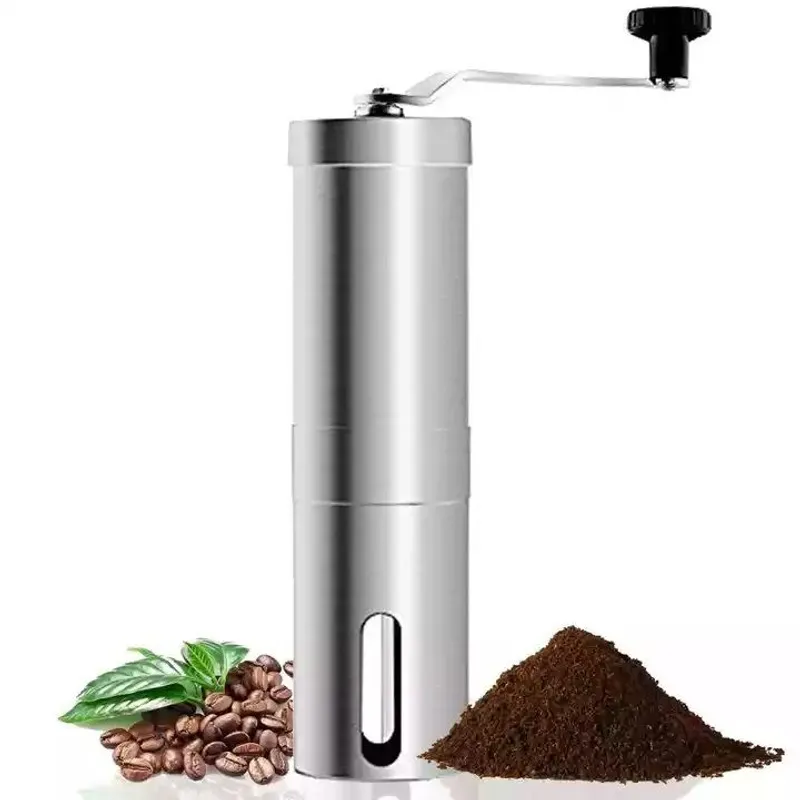 GENERICO - Molinillo manual de café de acero inox para viaje