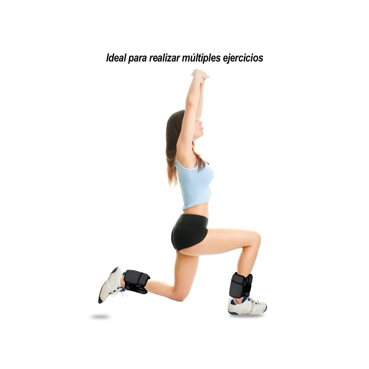 TEKHOME IMPORTACIONES - Pesas Tobilleras para Entrenamiento Negra 1kg