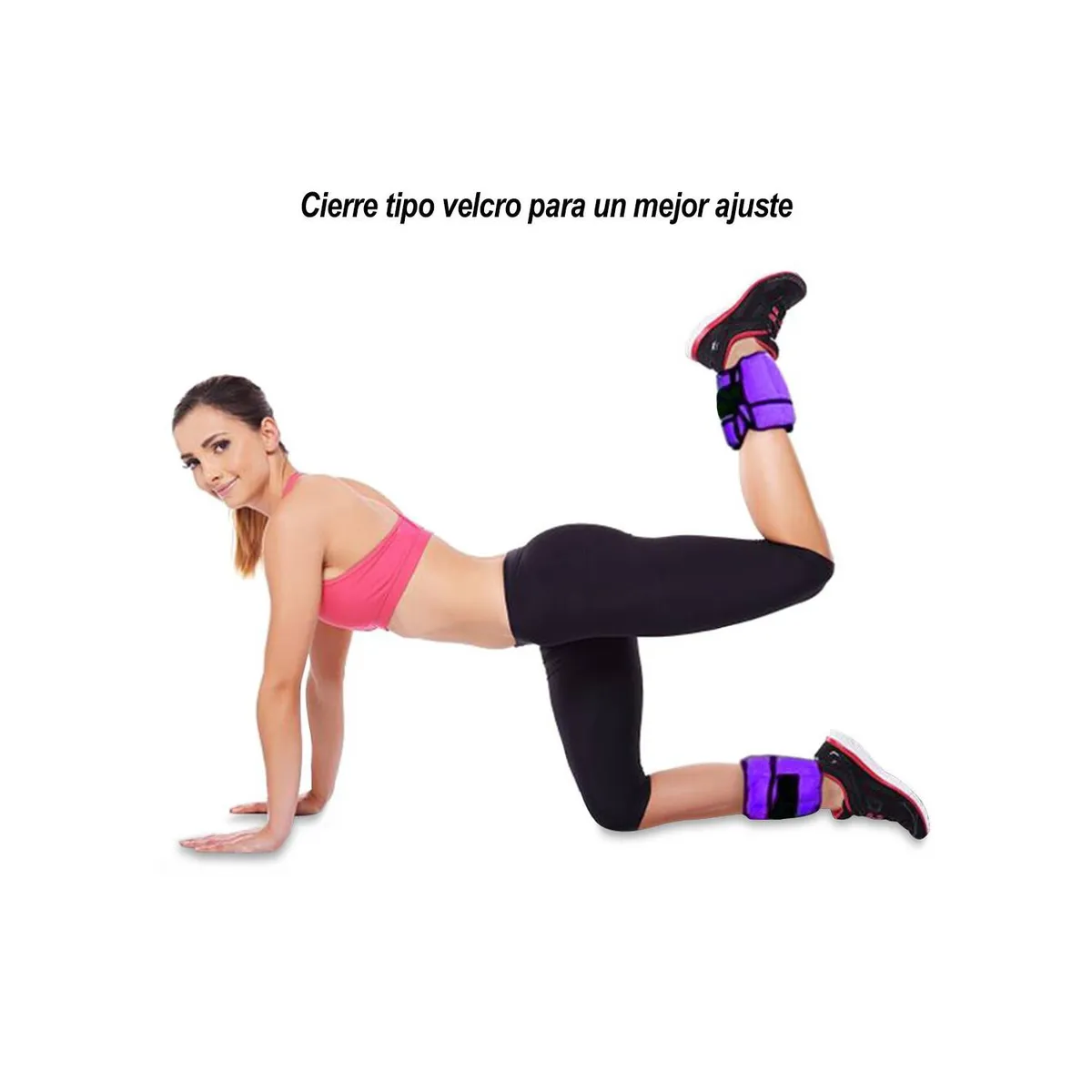 TEKHOME IMPORTACIONES - Pesas Tobilleras para Entrenamiento Morado 1 kg