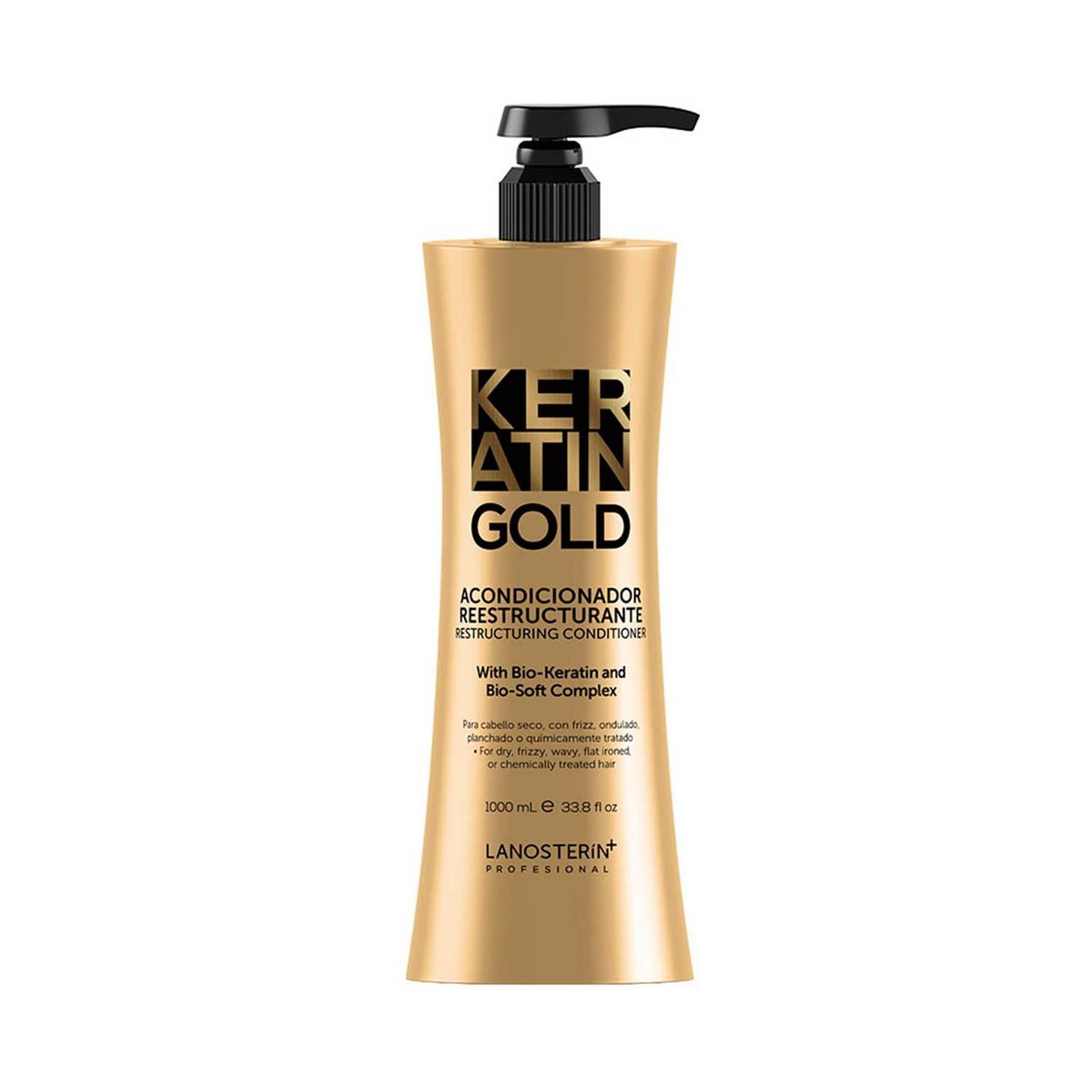 KERATIN GOLD - Acondicionador Reestructurante Keratin Gold 1000 Ml.
