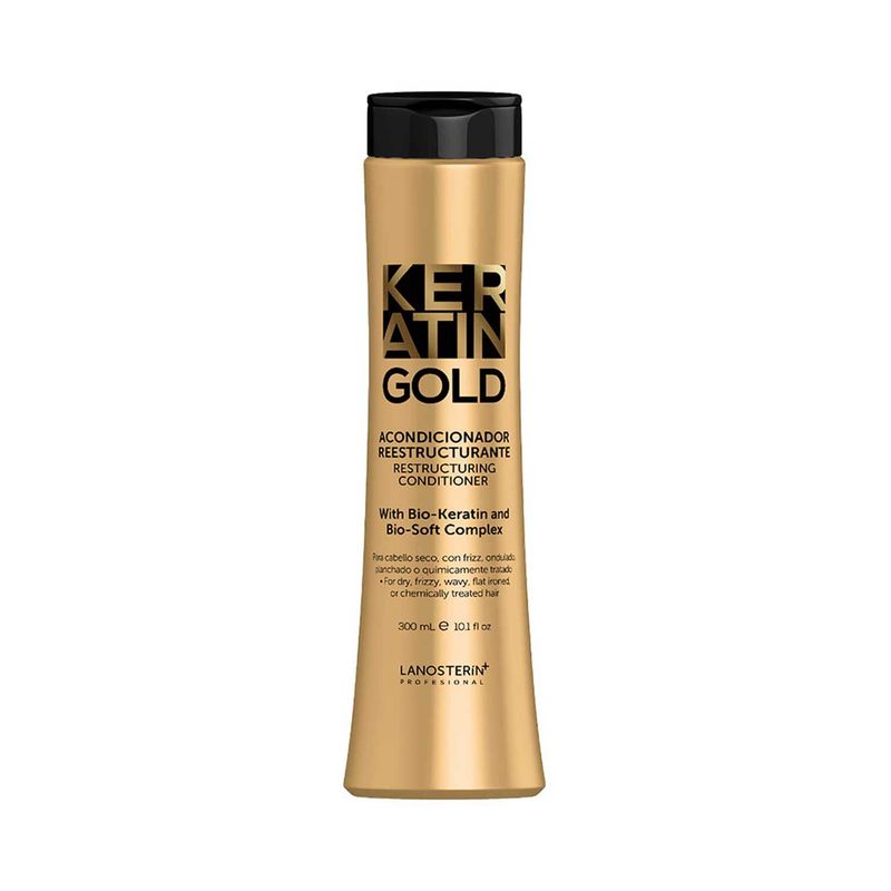 KERATIN GOLD - Acondicionador Reestructurante Keratin Gold 300 Ml