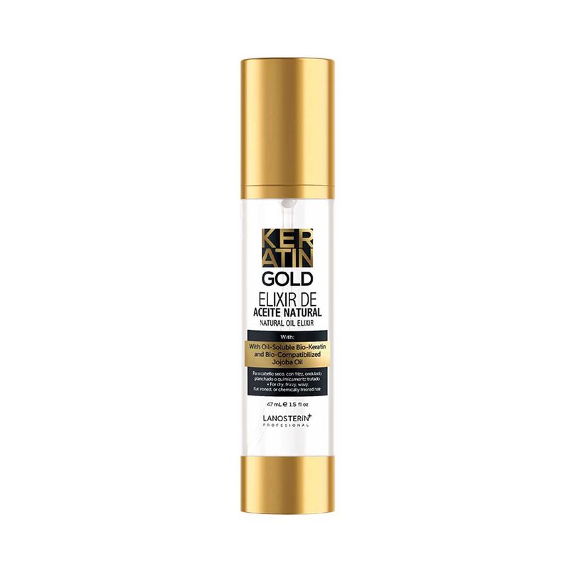 KERATIN GOLD - Elixir De Aceite Natural Keratin Gold 47 Ml
