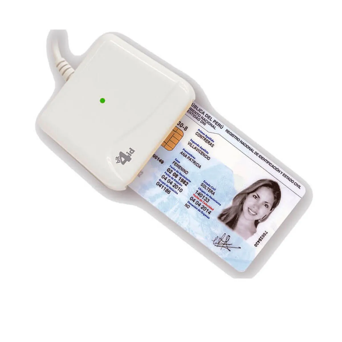 BIT4ID - Lector de tarjeta inteligente mini lector evo bit 4id