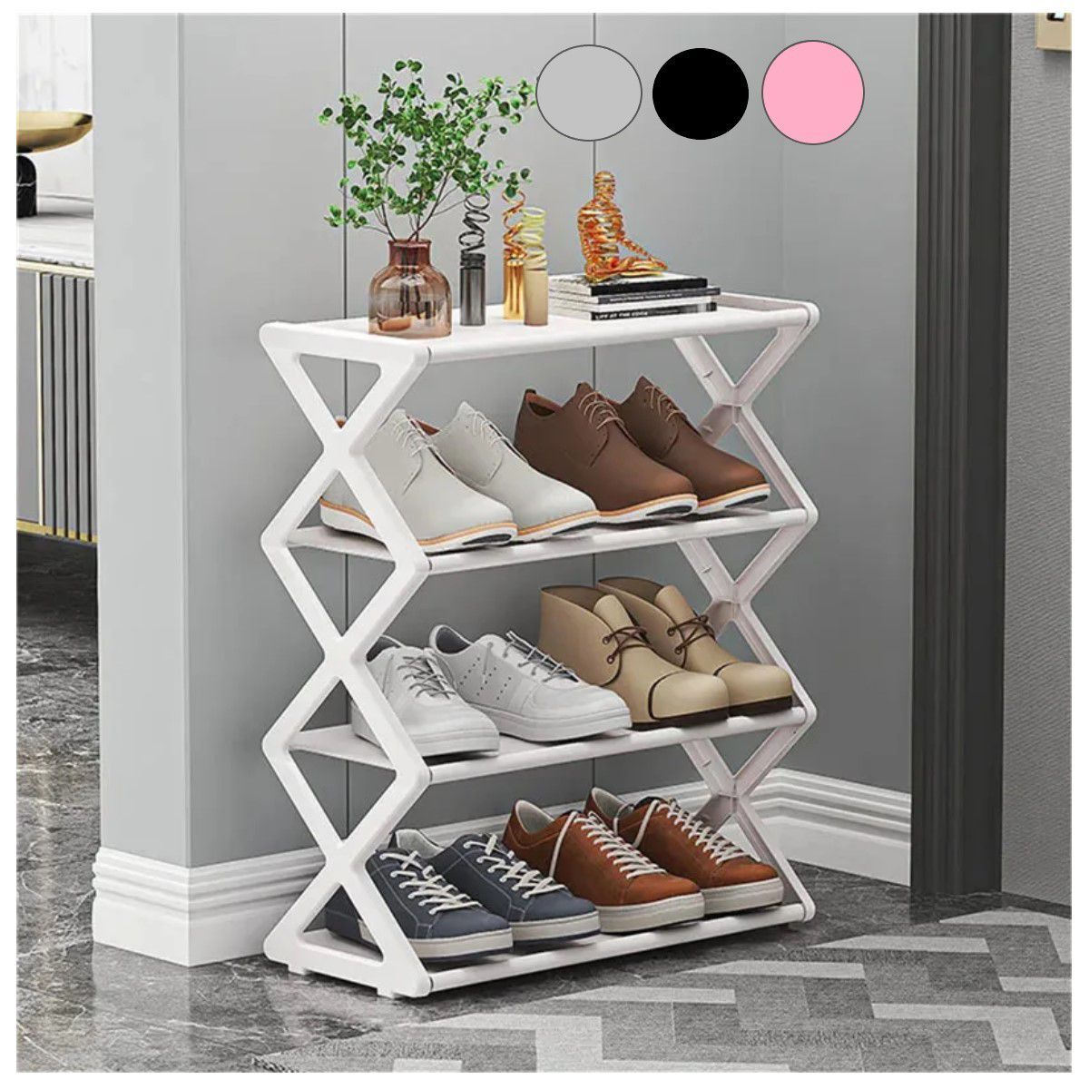 INSPIRA MARKET - Zapatera Organizador de Zapatos X Colores Aleatorios