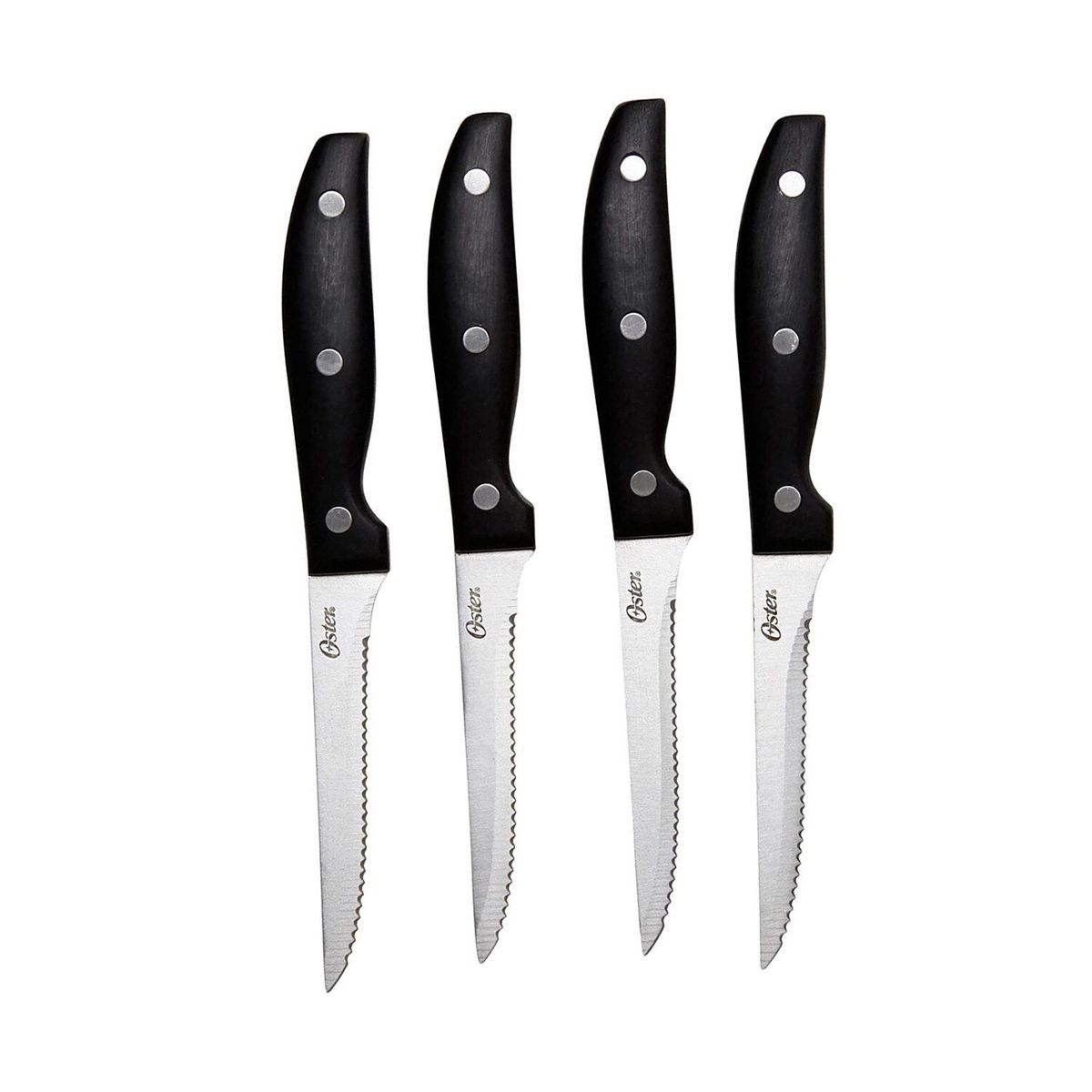 OSTER - Set de Cuchillos Steak Knife 4 Piezas Acero