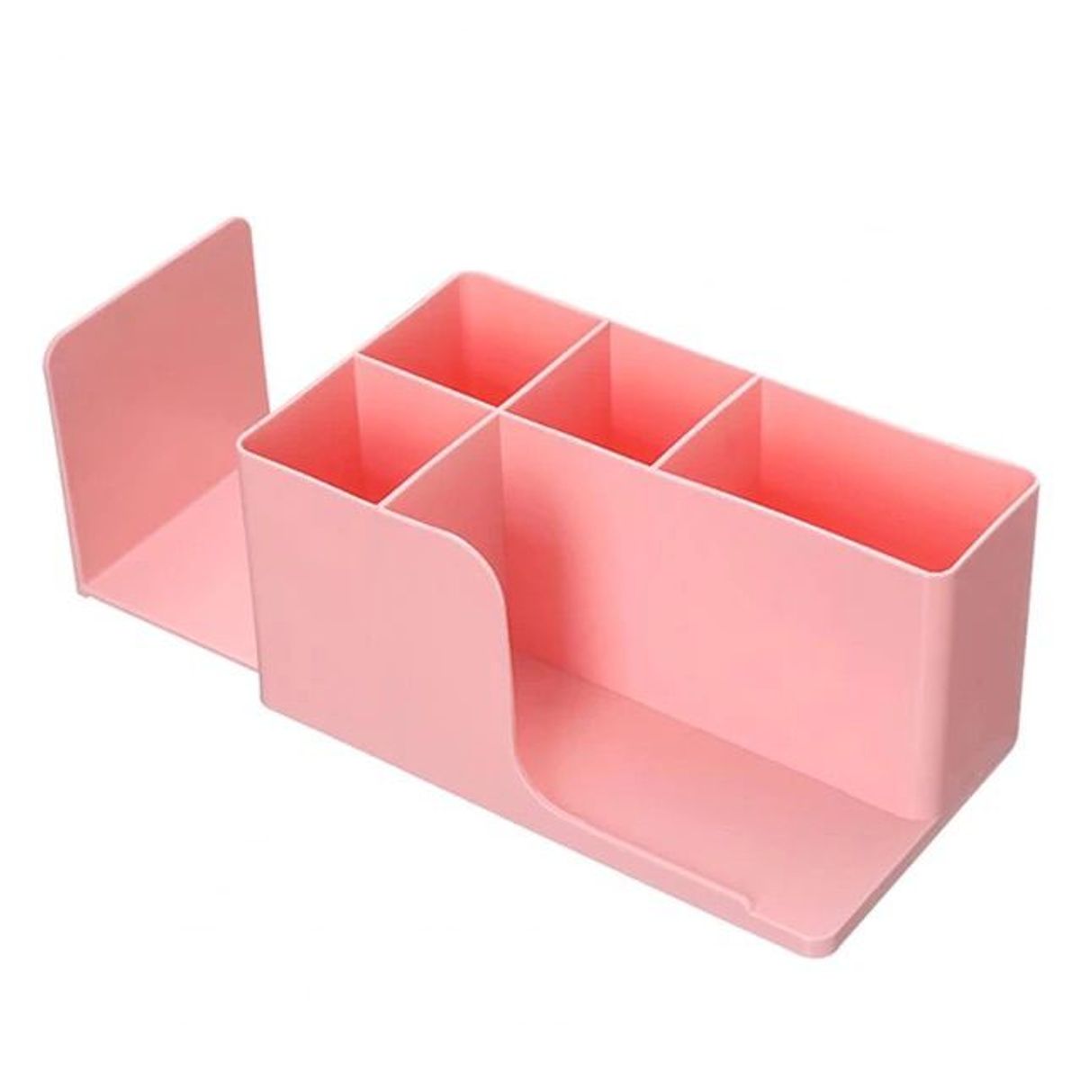 GENERICO - Organizador De Escritorio Con Sujetalibros - Rosado