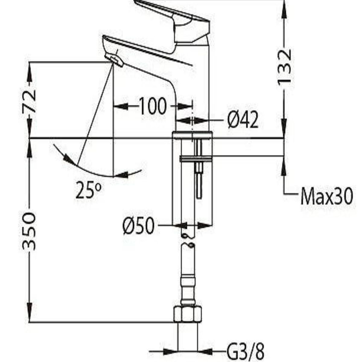 TEKA - MONOMANDO LAVAMANOS SINEU