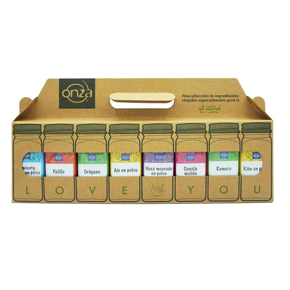 ONZA - Lonchera Loveu2 Condimentos pack x8