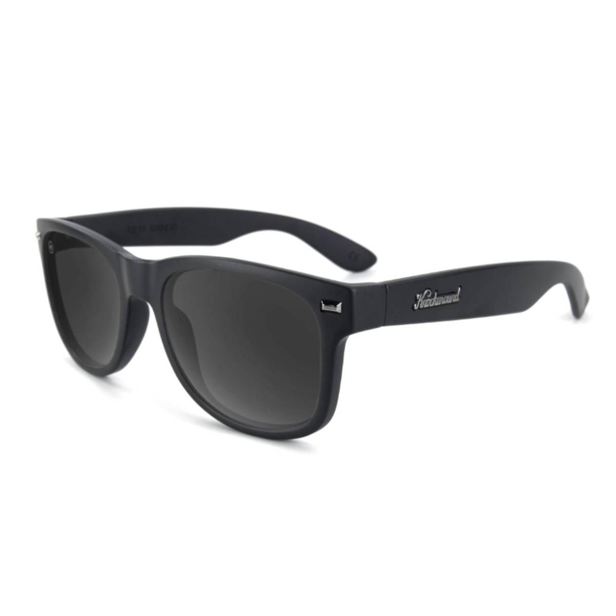 KNOCKAROUND - Lentes de Sol Knockaround Matte Black on Black  Smoke Fort Knocks