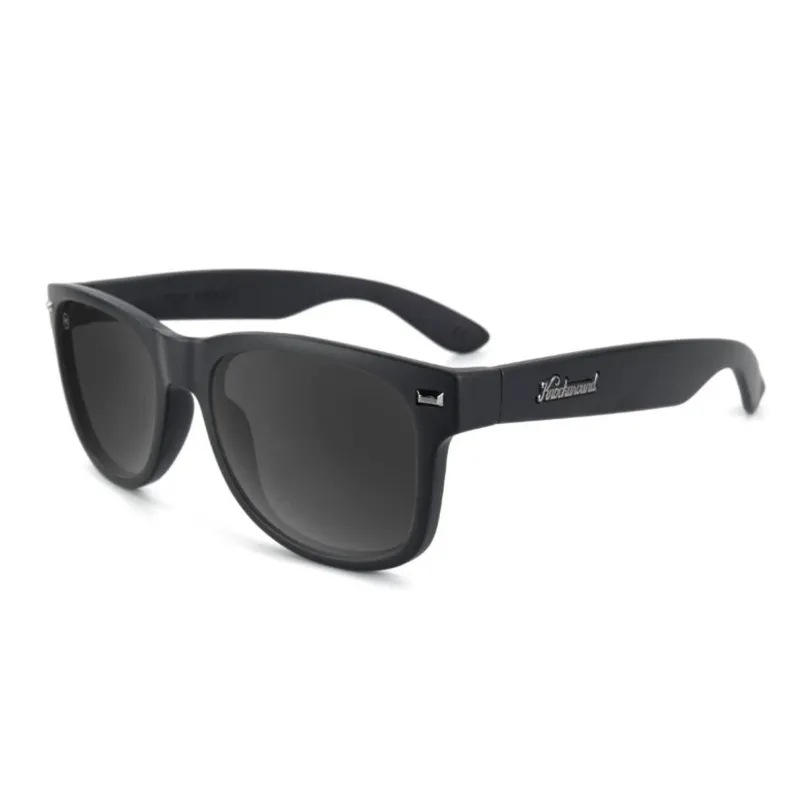 KNOCKAROUND - Lentes de Sol Knockaround Matte Black on Black  Smoke Fort Knocks