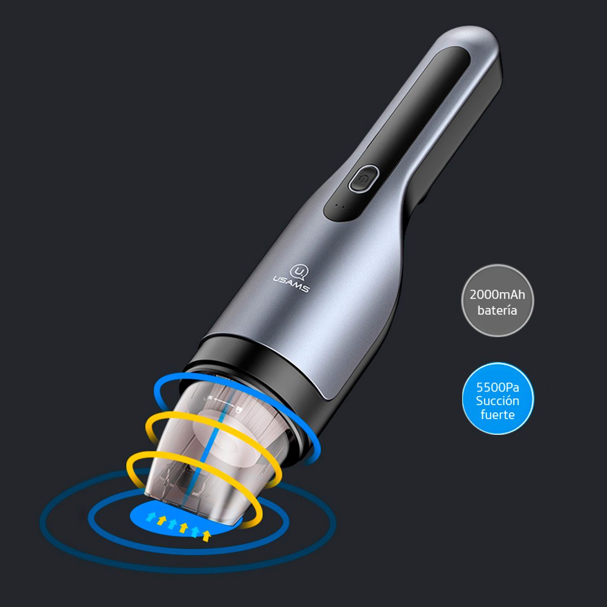 USAMS - Aspiradora portátil inalámbrica USAMS 5500Pa color ZB108