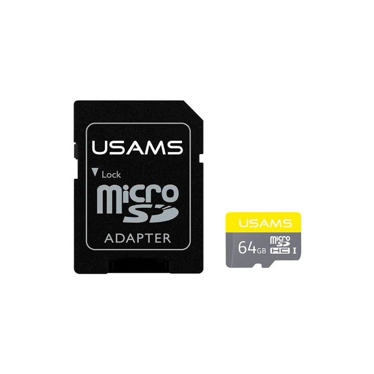 USAMS - Tarjeta Memoria Micro SD USAMS High Speed 64 Gb + Adaptador