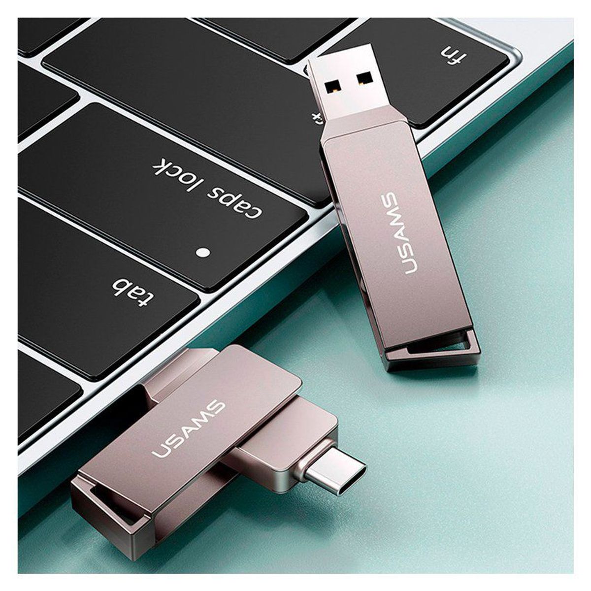 USAMS - Memoria USB Type-c USAMS 3.0 256GB Rotable