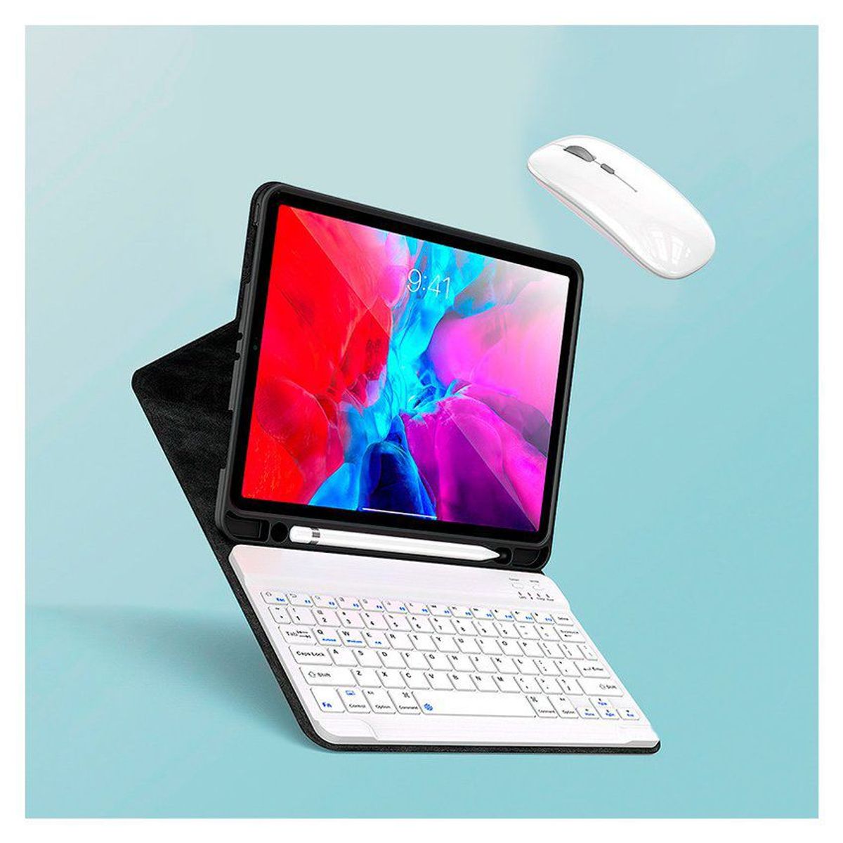 USAMS - Protector Cover para iPad Pro 2022 + Teclado  11" USAMS Verde