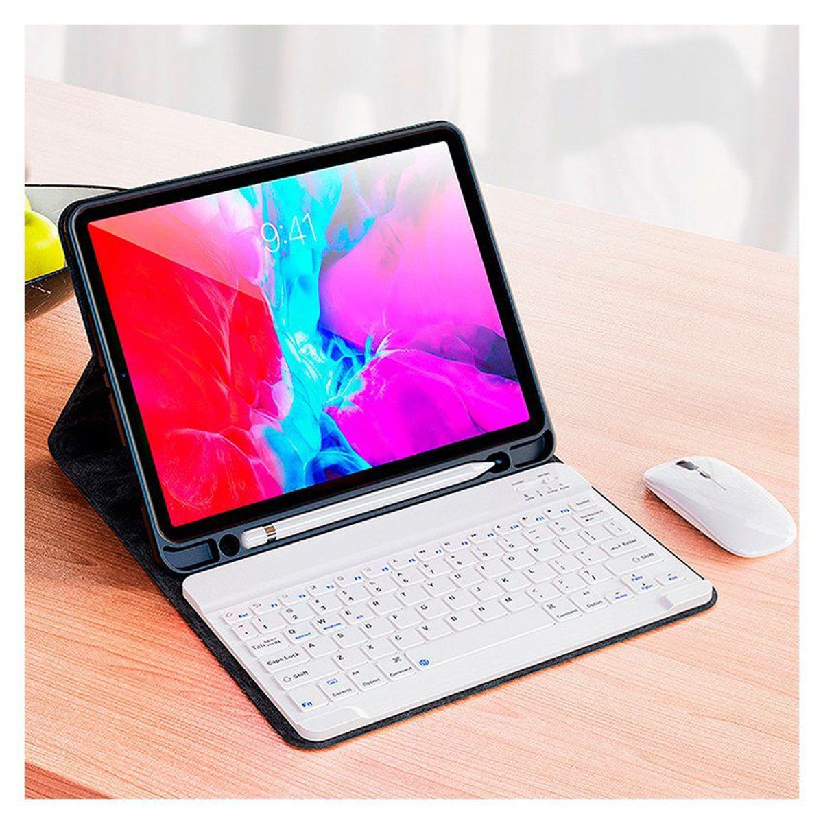 USAMS - Protector Cover para iPad + Teclado  9.7" USAMS Morado