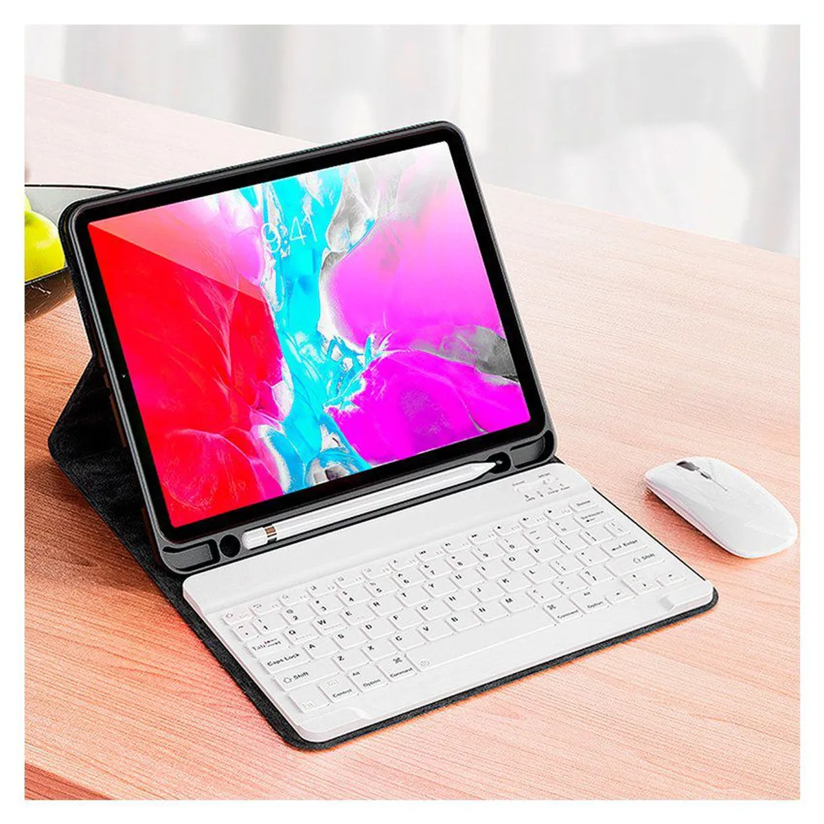 USAMS - Protector Cover para iPad + Teclado  9.7" USAMS Gris