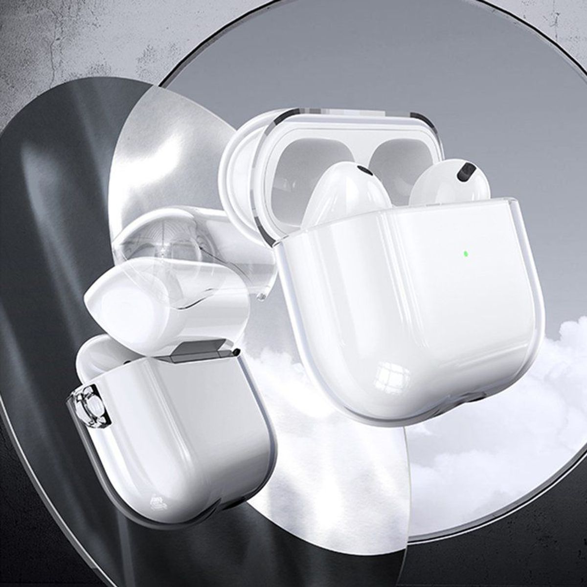 USAMS - Case audifonospara AirPods 3 Transparente